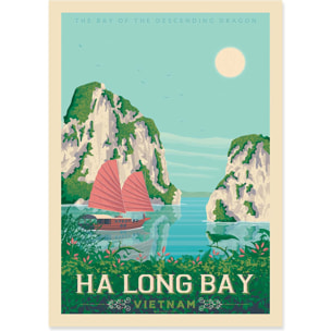 Affiche - Halong Bay - Olahoop Travel Posters