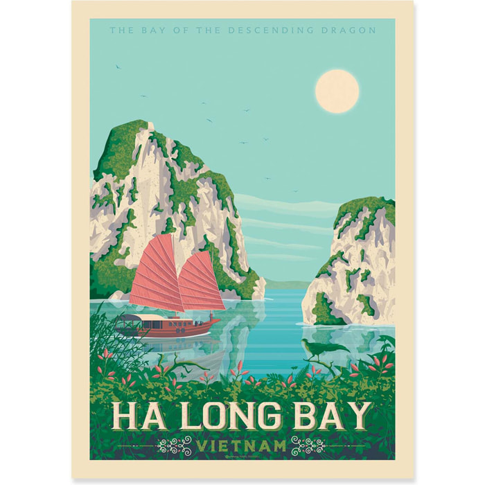 Affiche - Halong Bay - Olahoop Travel Posters