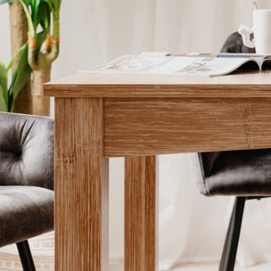 Table à manger extensible effet bambou 6/8 personnes - ROMI