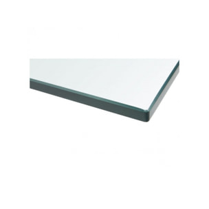 Plateau rectangulaire 100x80 en verre trempé - dessus de table résistant - PLATEAU