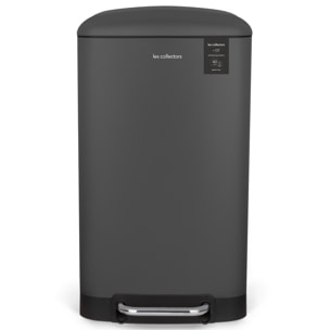 Papelera de cocina con pedal Nº 831 Les Collectors (40 L- cubo interior extraíble- gris antracita)