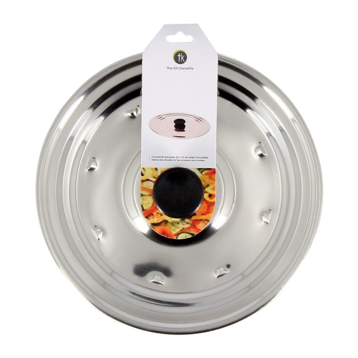 Couvercle anti-gras en inox 22cm HARRY