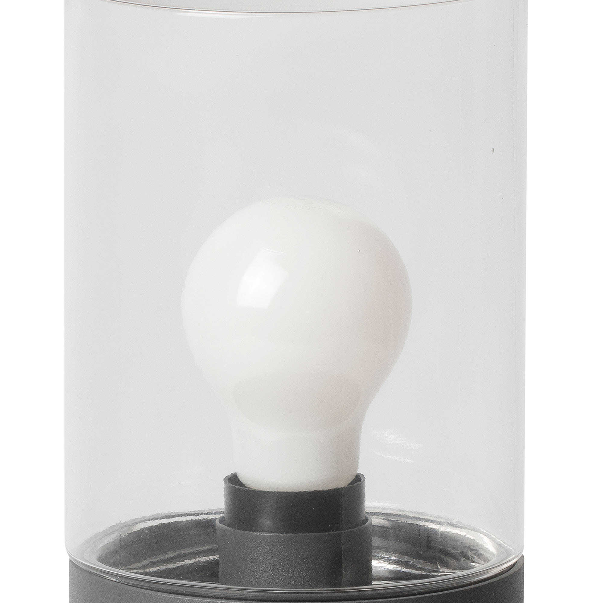 KILA Lampe balise gris foncé H400 transparent