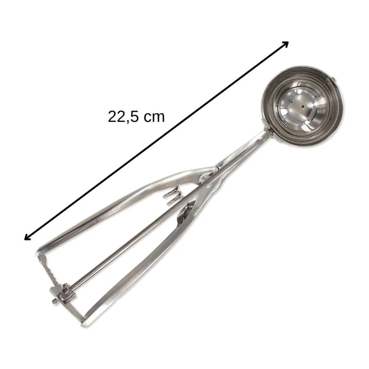 Set de 2 ustensiles de cuisine cuillère à glace inox Fackelmann Basic