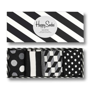 Calcetines 4- blanco y negro happyHappysockss