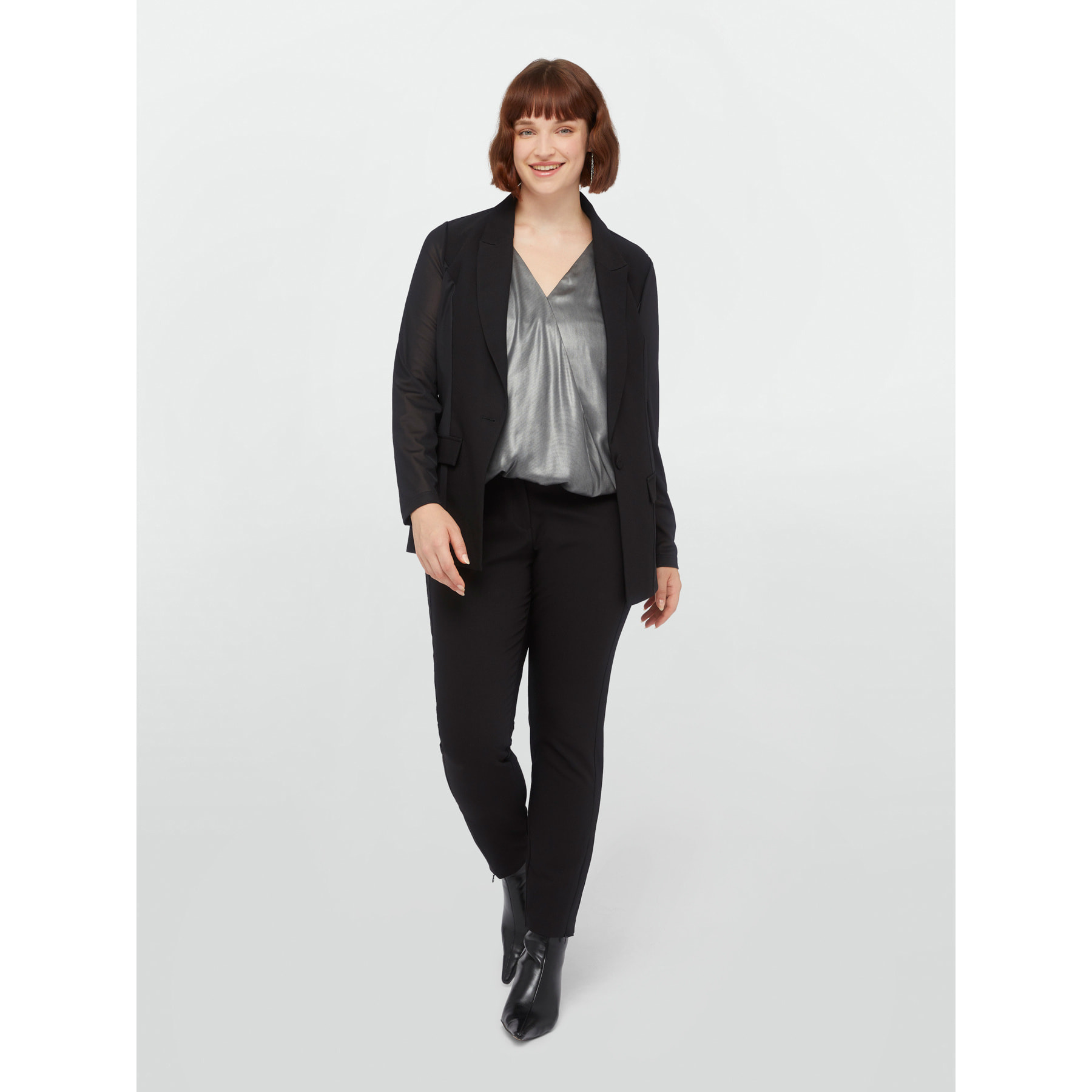 Fiorella Rubino - Blazer in tulle - Nero