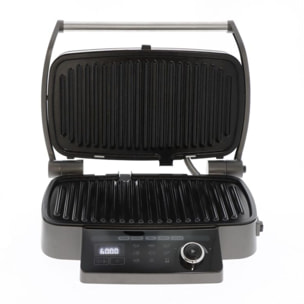 Grille-viande MIOGO MMG1 noir plaques amovibles, 36x20 cm