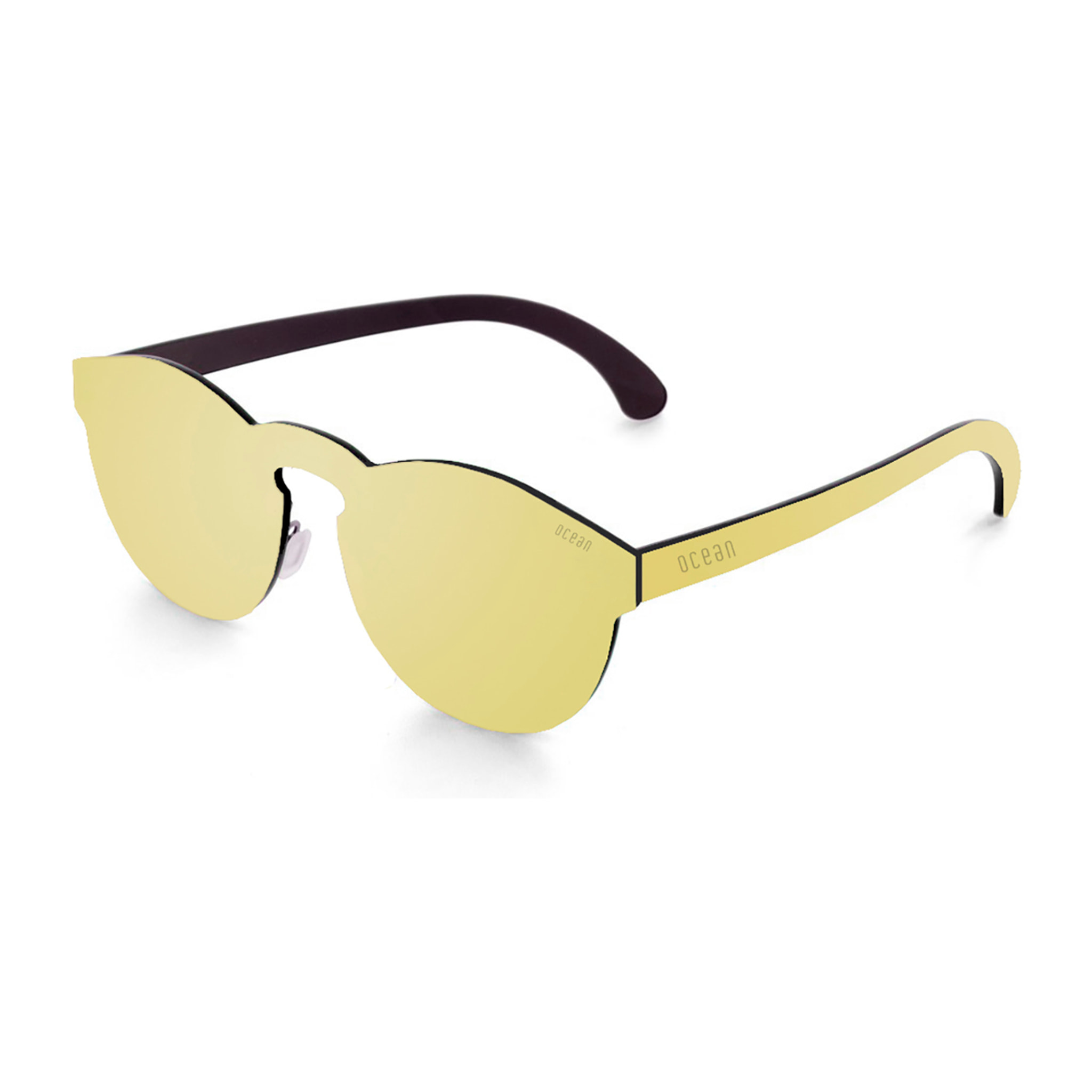 Gafas de sol OCEAN LONGBEACH - Amarilla espacial con patillas amarillo espacial / Amarilla espacial