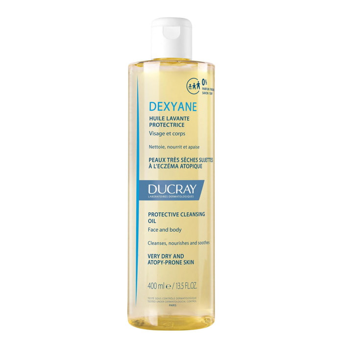 Dexyane - Huile Lavante Protectrice Peaux très sèches à tendance atopique 400 ml