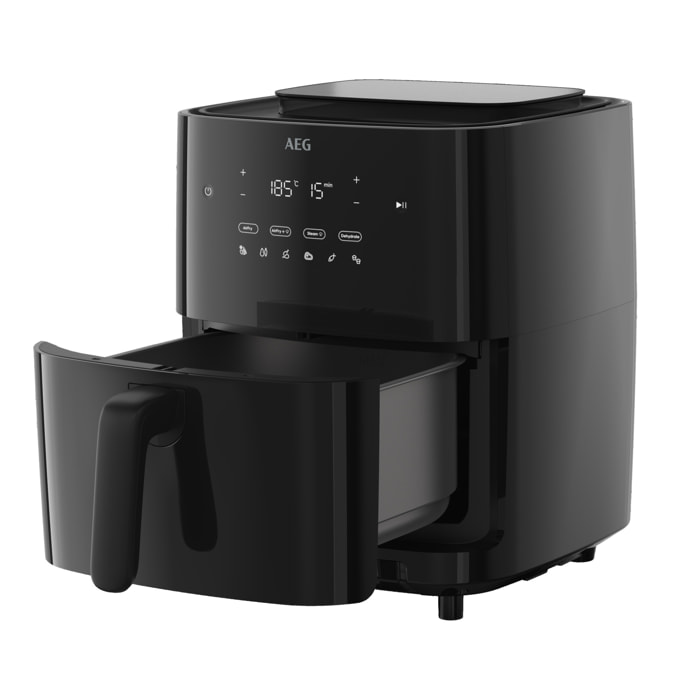 AEG Freidora de aire de 7 litros, función vapor y 6 programas AAF7SB