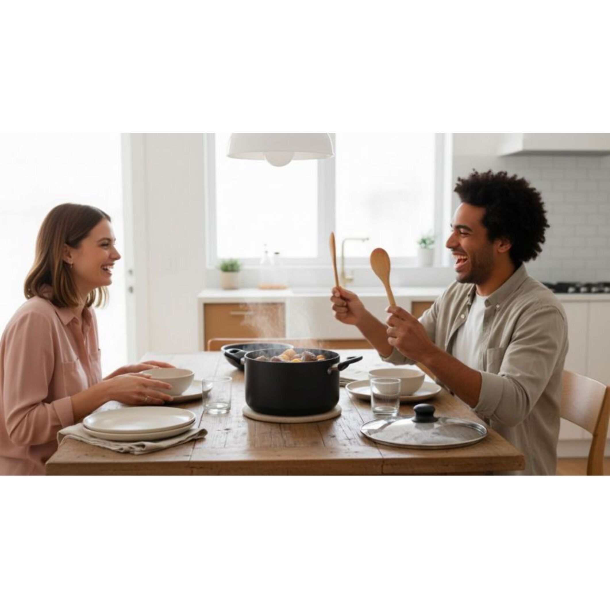 Faitout ESSENTIELB 24cm ceramique noir