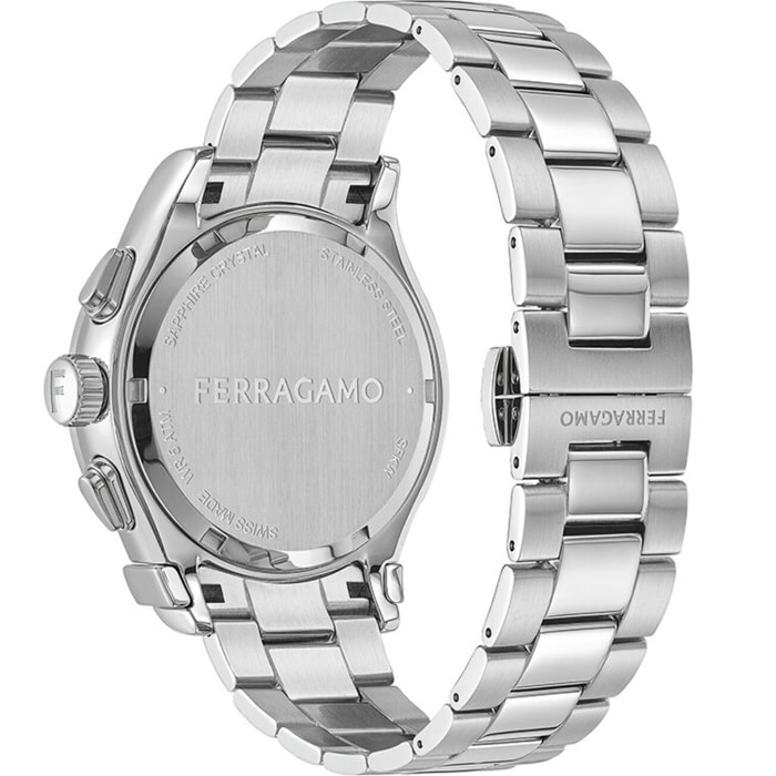 Ferragamo Orologio Cronografo Al Quarzo Kw-1927 Chrono Lady 38Mm-
