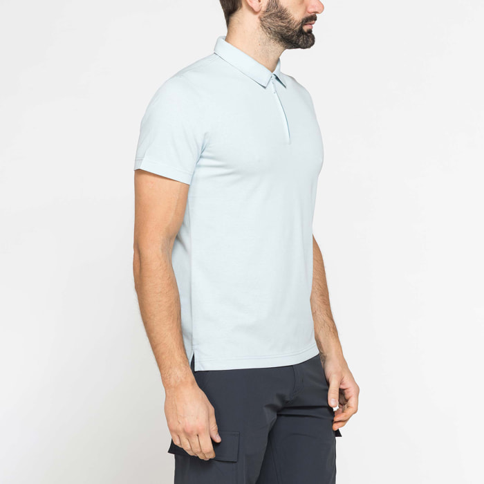 POLO UOMO IN TESSUTO ELASTICIZZATO NO STIRO