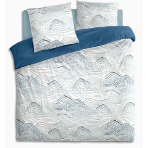 Parure de lit "Ilyan" percale 240x220cm