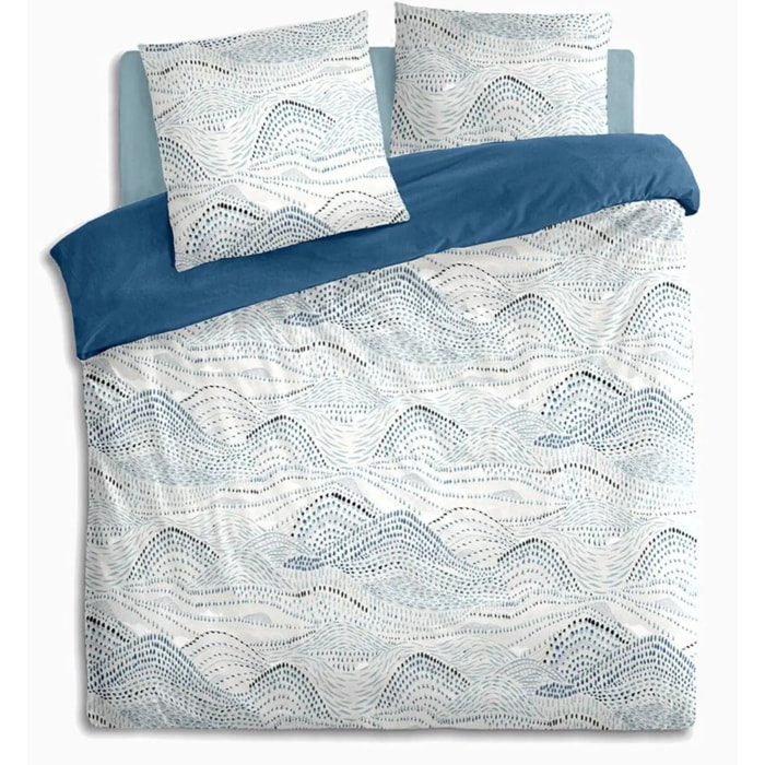 Parure de lit "Ilyan" percale 240x220cm