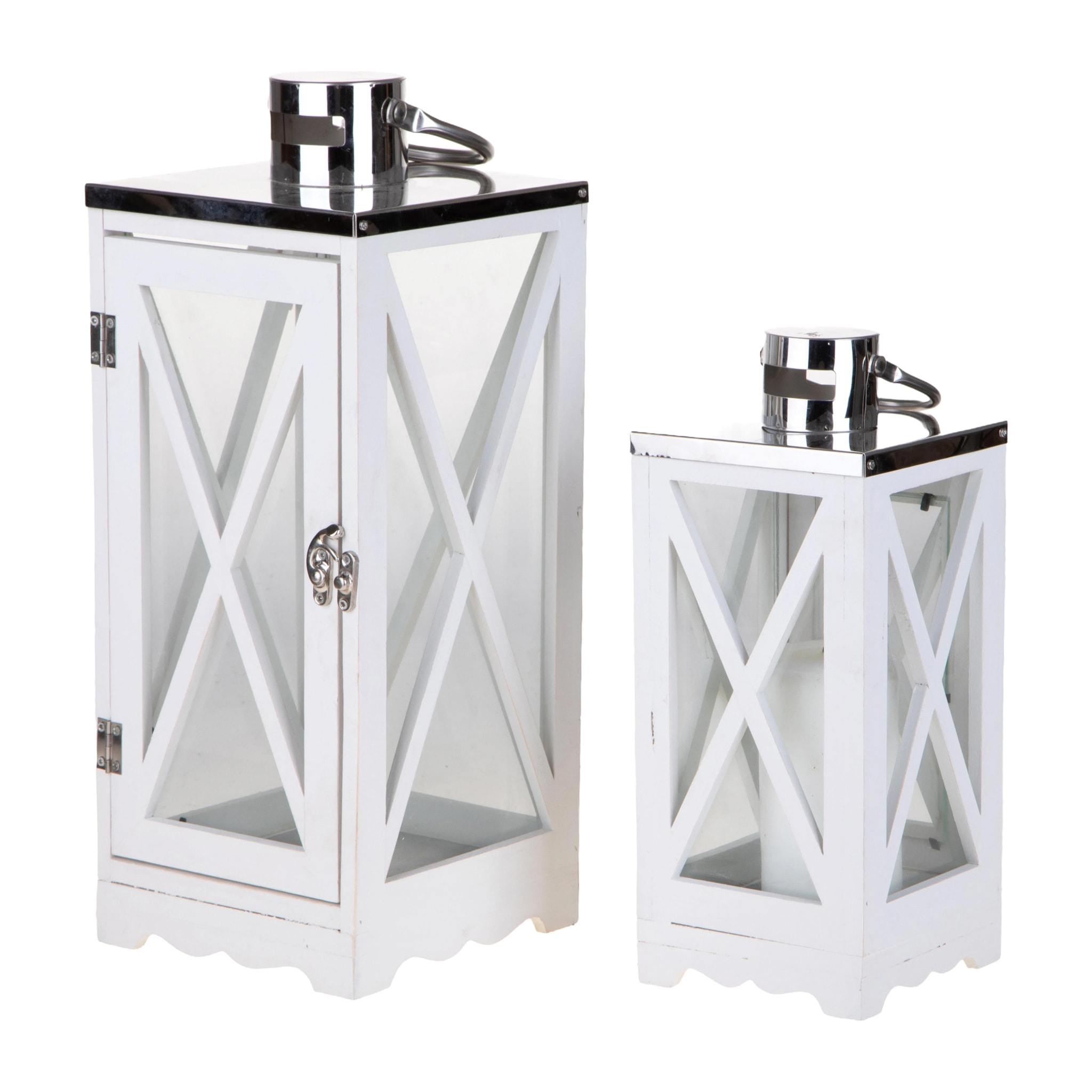 Lanterna Legno - Pezzi 1 - 16xH40x16cm - Bianchi Dino SpA