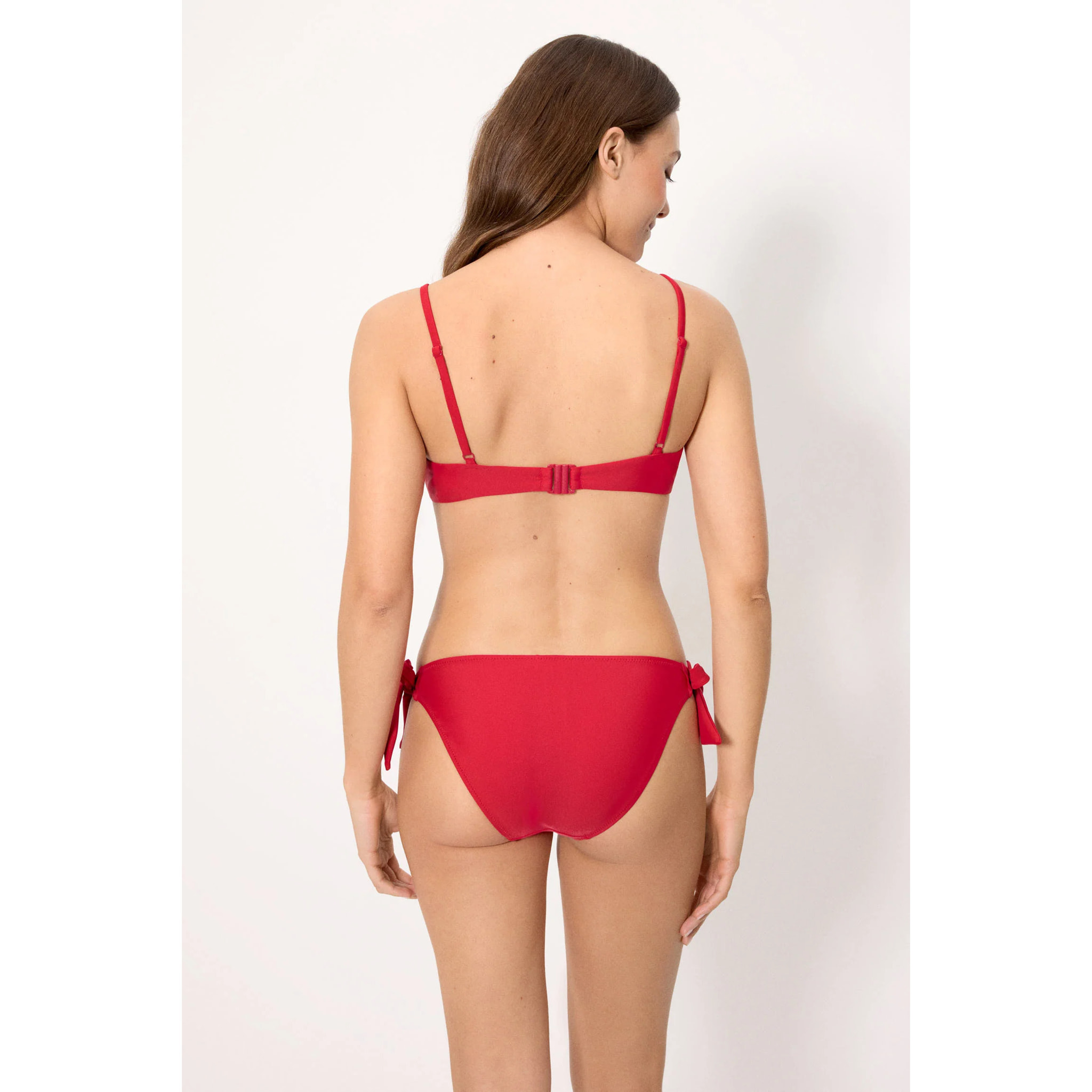 Slip bikini mini Rosso