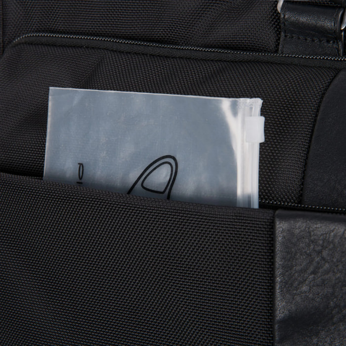 Piquadro Borsa porta abiti pieghevole in tessuto riciclato