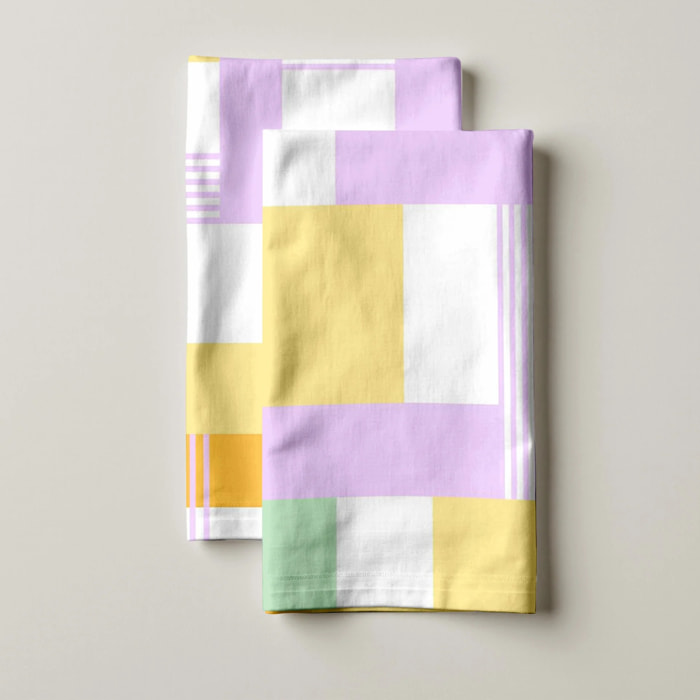 Pack de 2 torchons de cuisine 0120-146 100% coton 45x70 cm