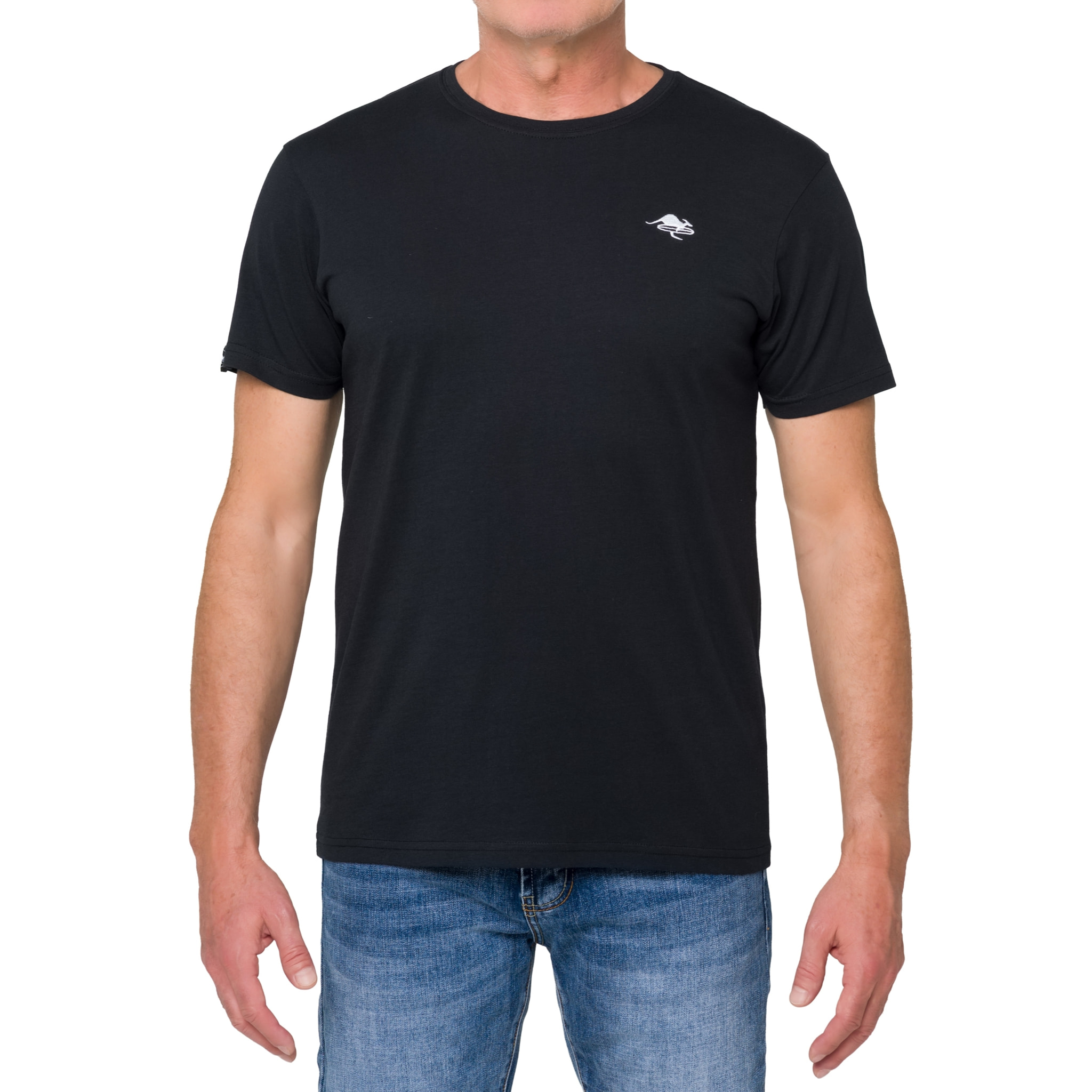 T-shirt in cotone 180 gr Hot Buttered Mistral nero