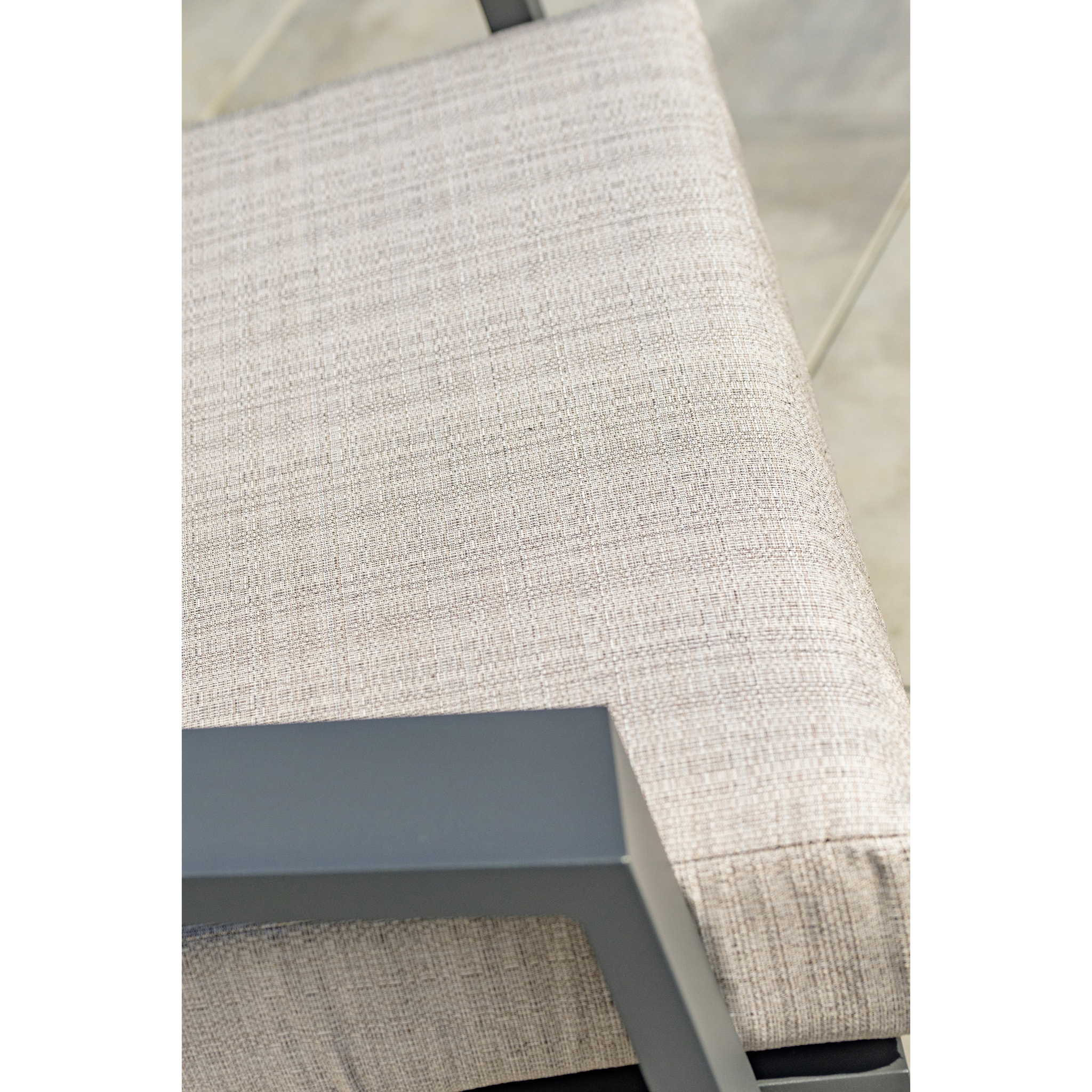 IBIZA - Salon de jardin 5 places en aluminium