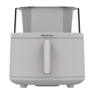 Freidora De Aire Sin Aceite 6L | 1.550W | 10 Menús Predefinidos | Ventana 360º | Auto Remover Function | Temporizador Digital 60' | Air Fryer Con Temperatura Ajustable - Taurus