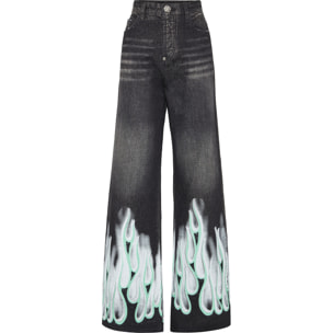 PHILIPP PLEIN Vaqueros Skater fit FLAME