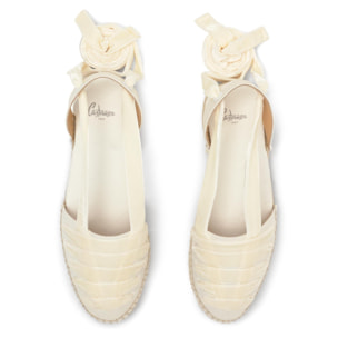 Alpargata de mujer embetada Kimita en raso