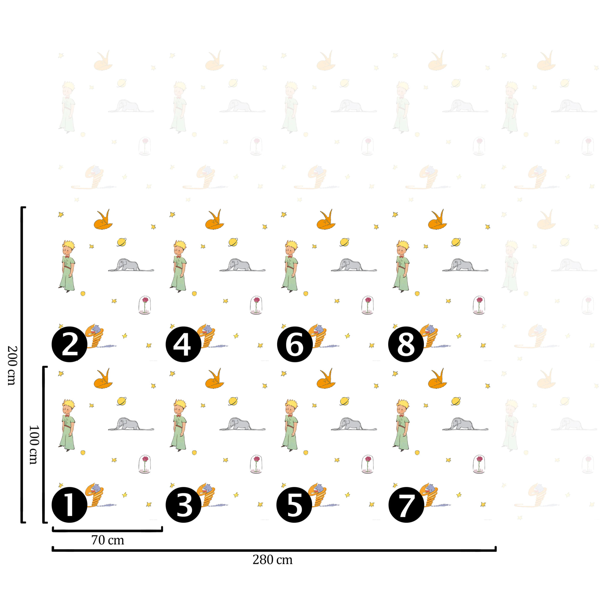 Carta da Parati Ufficiale Il Piccolo Principe Icone