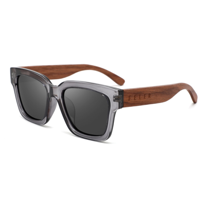 Gafas de Sol Feler 1535-13 Polarizadas de Madera Unisex 51 mm
