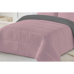 Edredón nórdico estamapado Bicolor Rosa Viejo/L.808 Gris