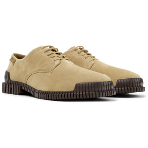 Zapatos de cordones - CAMPER Pix - Marron - Cuero de gamuza