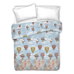 Copriletto di cotone volare arancio