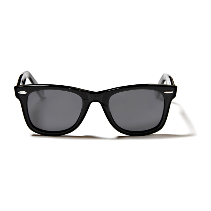 Gafas de sol OCEAN OSAKA - Negro brillante / Revo plateada
