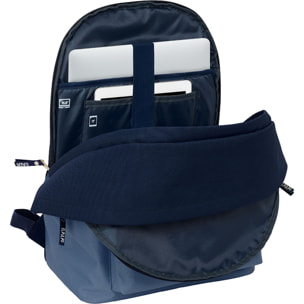 Mochila doble para portatil 15,6"+usb el pulpo "azul"