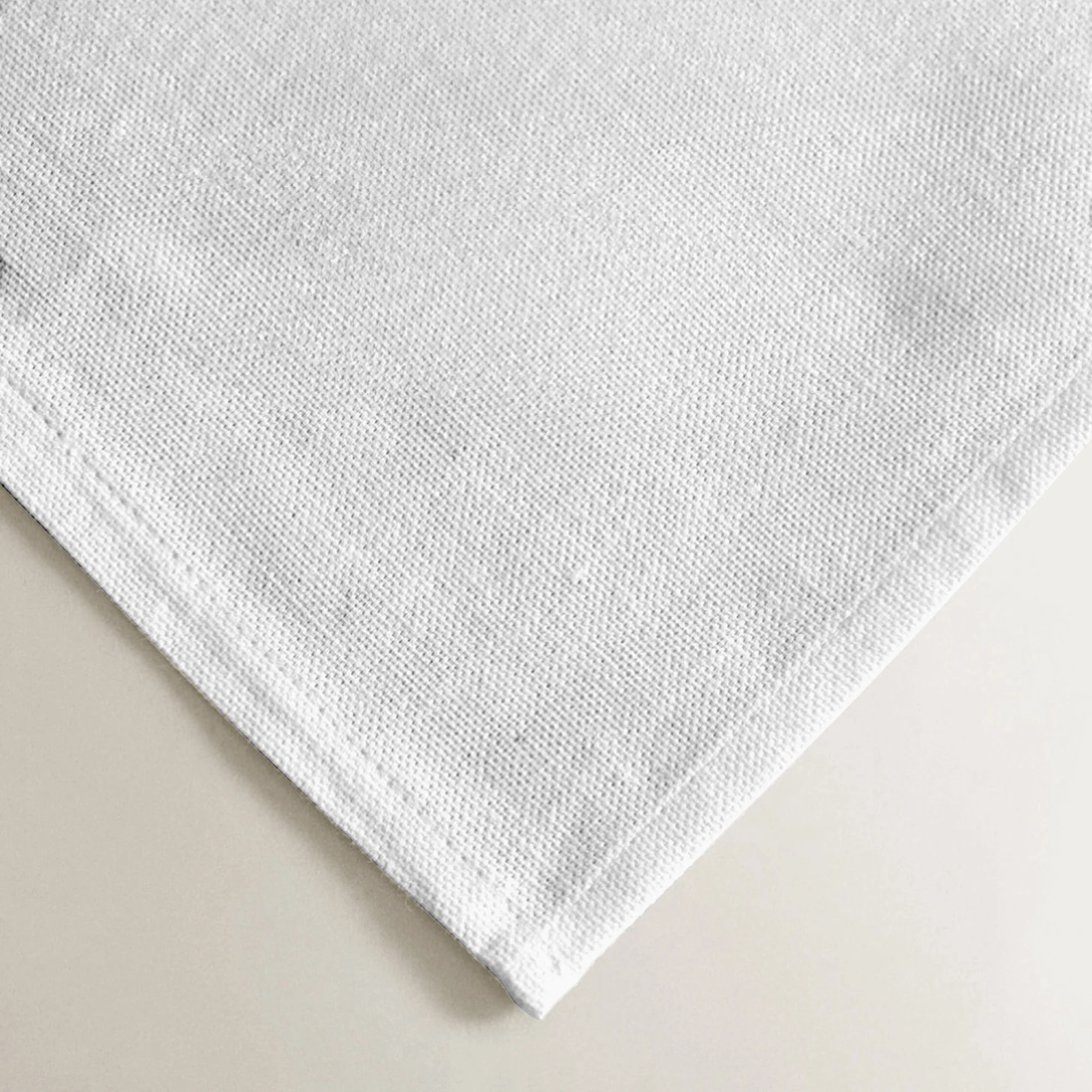 Lot de 4 serviettes Uni Blanc 103