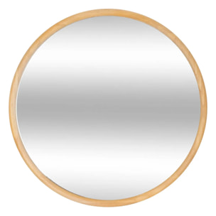 Miroir rond Kim bois D55cm