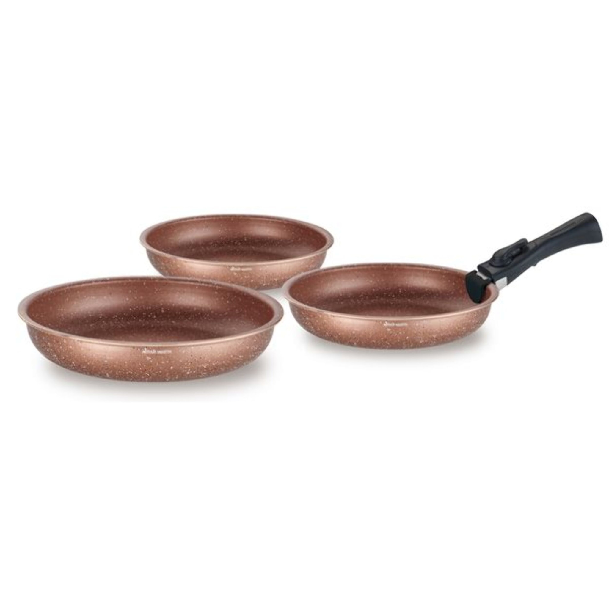 Set 3 poêles amovible TERRACOTTA
