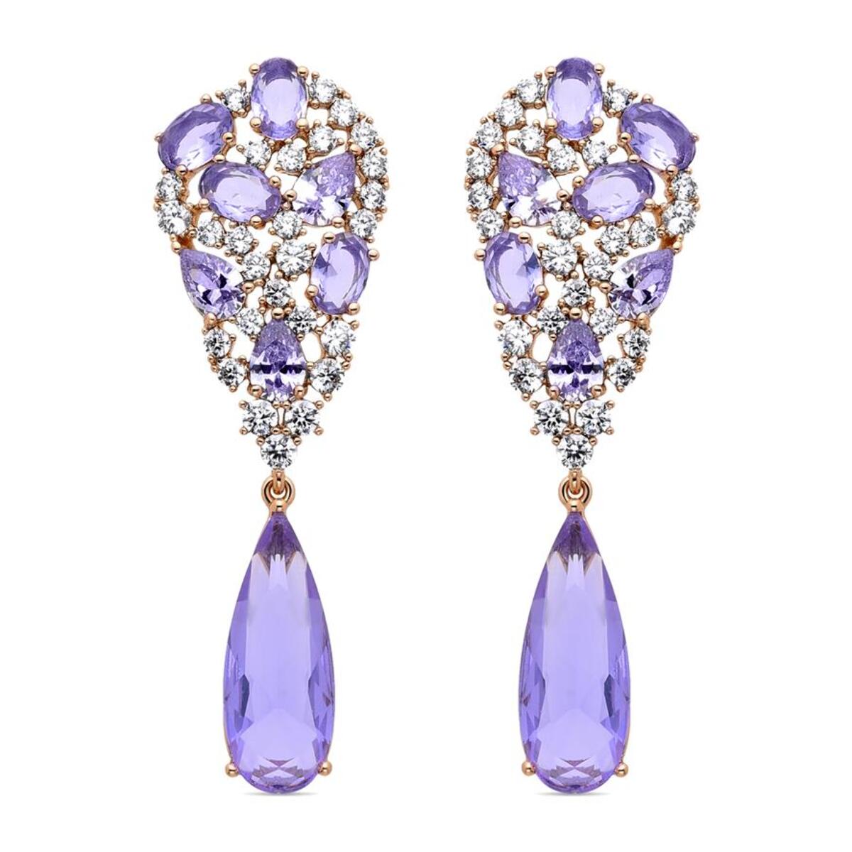 Pendientes Lux by Lux acabadoss en oro amarillo de 18K