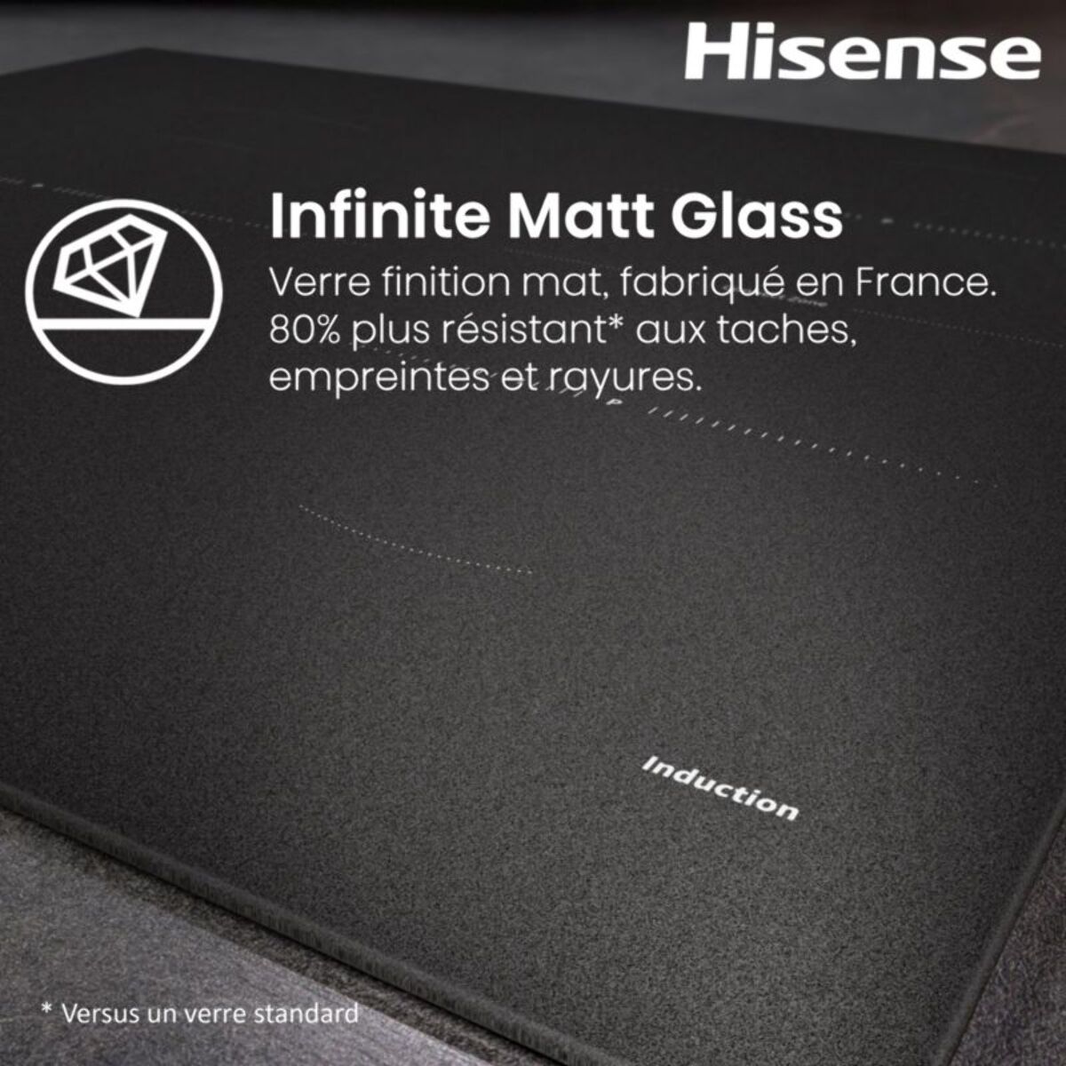 Plaque induction HISENSE HI63218SR InfiniteMattGlass