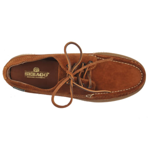 Mocassini Sebago Uomo Marrone MAKWA SUEDE