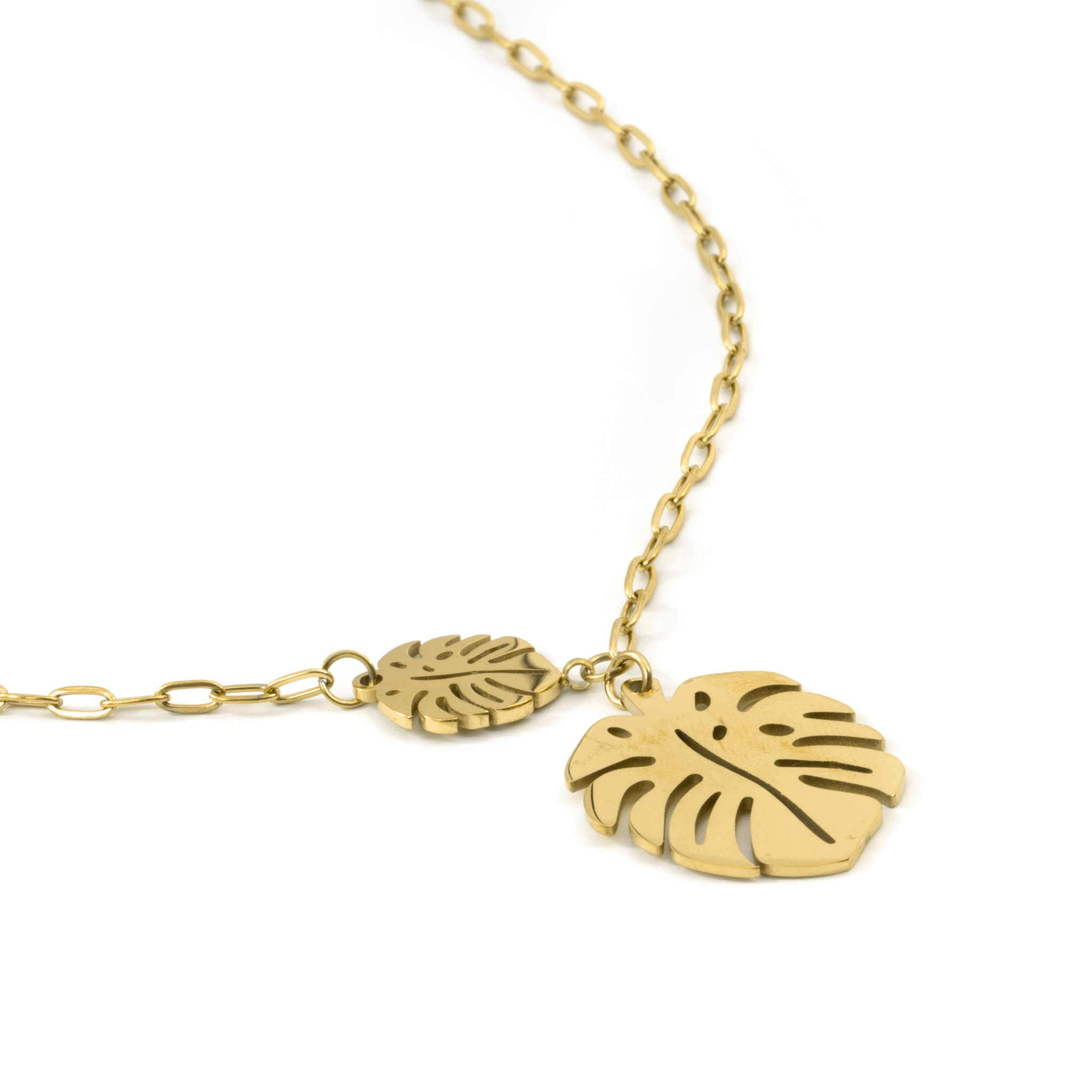 Collar Lantia acabado oro amarillo 18k