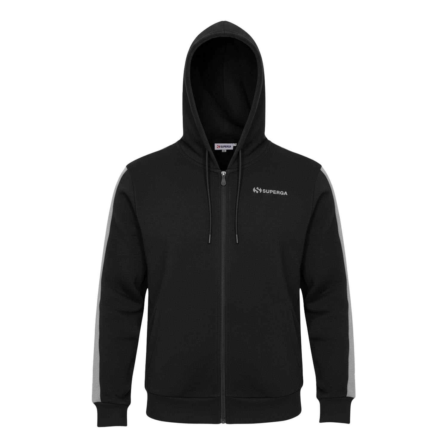 Tuta Uomo SUPERGA Cotone Felpato Full Zip Cappuccio