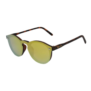 Gafas de sol PALO ALTO RIGA - Mate demi marrón / Plana revo dorado