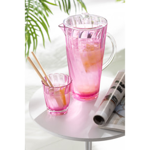 J-Line carafe Vague - plastque - rose