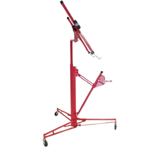 Sollevatore Pannelli Alzalastre Cartongesso Professionale Certificato CE Portata Di 68 Kg Pieghevole Regolabile In Altezza 140 - 350 cm Alzapannelli