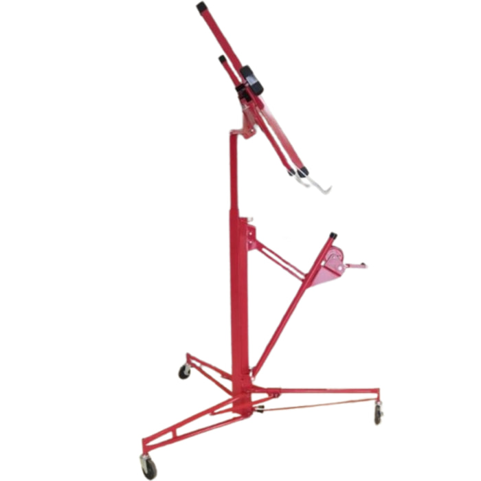 Sollevatore Pannelli Alzalastre Cartongesso Professionale Certificato CE Portata Di 68 Kg Pieghevole Regolabile In Altezza 140 - 350 cm Alzapannelli