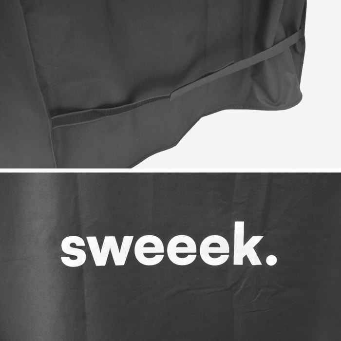 Housse universelle de protection noire pour barbecue L 170 x D 73 x H 105 cm - Taille L