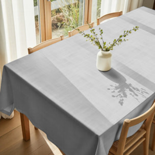 Nappe en résine anti-taches Gris Moitié