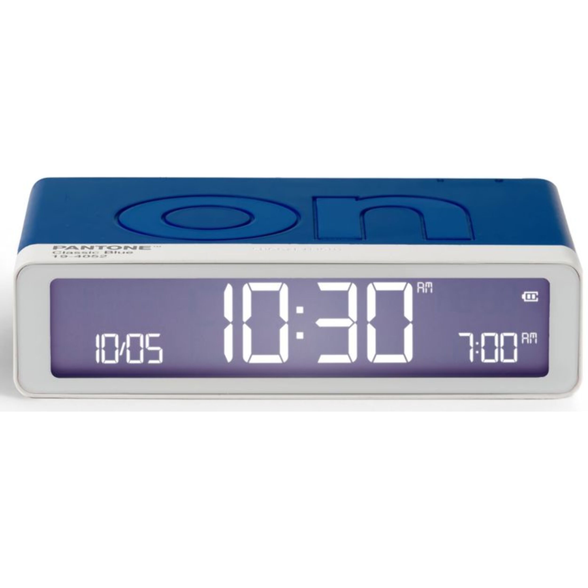 Réveil LEXON x Pantone Flip Classic Bleu